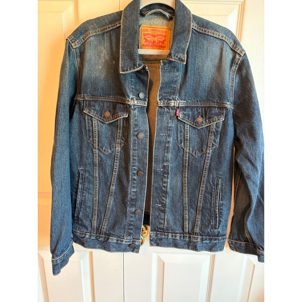 Levi's Men's Dark Blue Denim Trucker Jacket